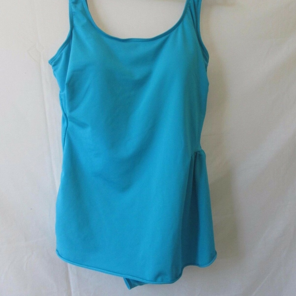 NEW swimsuit BLUE 22W 3X One PIECE PLUS